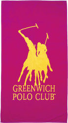 Greenwich Polo Club 3787 Beach Towel Cotton Fuchsia 170x90cm.