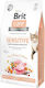 Brit Sensitive Dry Food Grain-Free & Gluten-Free for Adult Cats with Sensitive Gastrointestinal with Turkey / Salmon 7kg