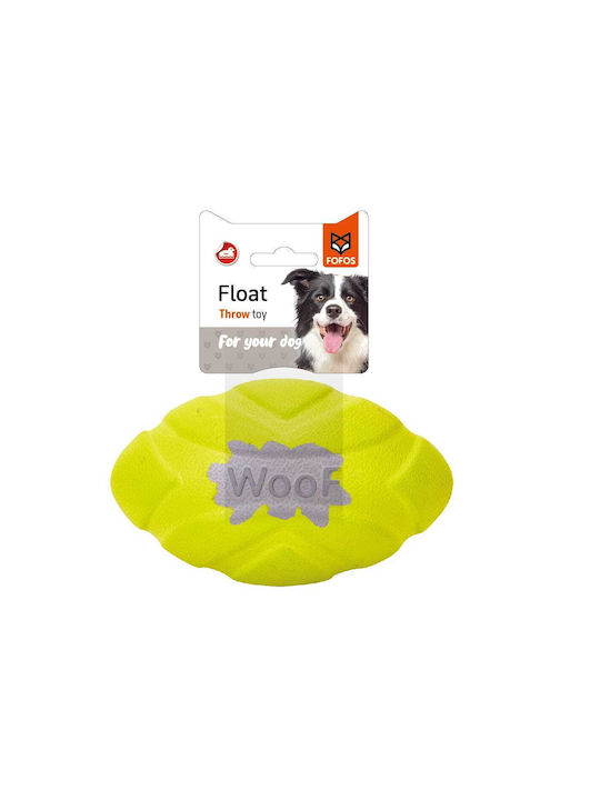 Fofos Woof Football Μπάλα Παιχνίδι Σκύλου 17εκ. Κίτρινη 1τμχ