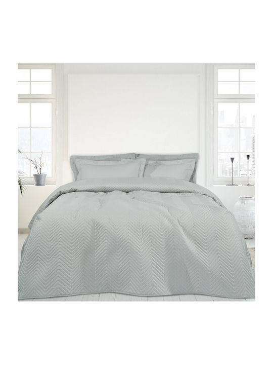 Das Home 9600 Κουβερλί Μονό Microfiber ΓΚΡΙ ΑΝΟΙΧΤΟ 160x240cm