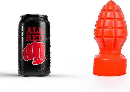 All Red Grenade Anal Plug Rot