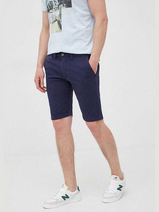 Pepe Jeans Ανδρική Βερμούδα Chino Navy Μπλε