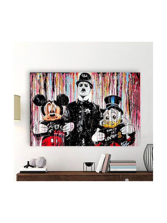 Graffiti Guilty of Love Painting on Canvas 150x100cm