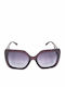 Invu Damen Sonnenbrille mit Braun Kunststoff Gestell
