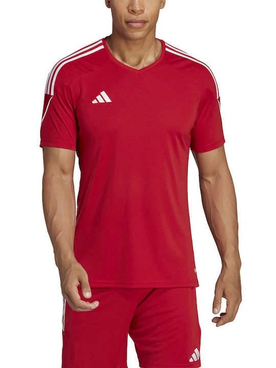 Adidas Tiro 23 League Αθλητικό Ανδρικό T-shirt Team Power Red 2 / White Μονόχρωμο