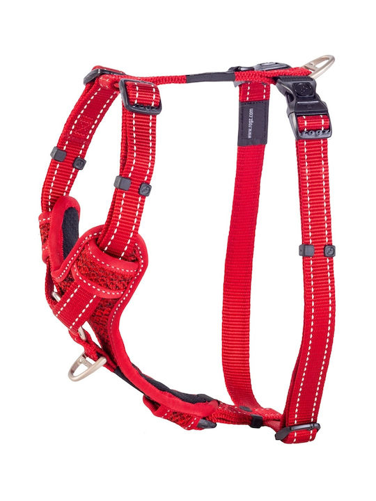 Rogz Hundegeschirr Utility Rot Groß 20mm x 45-7...