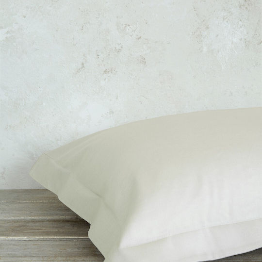 Nima Superior Сет Калъфки за Възглавници Оксфорд Linen Beige 52x72см.