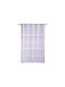 Nef-Nef Miles Shower Curtain Fabric with Hooks 180x200cm Purple 032809