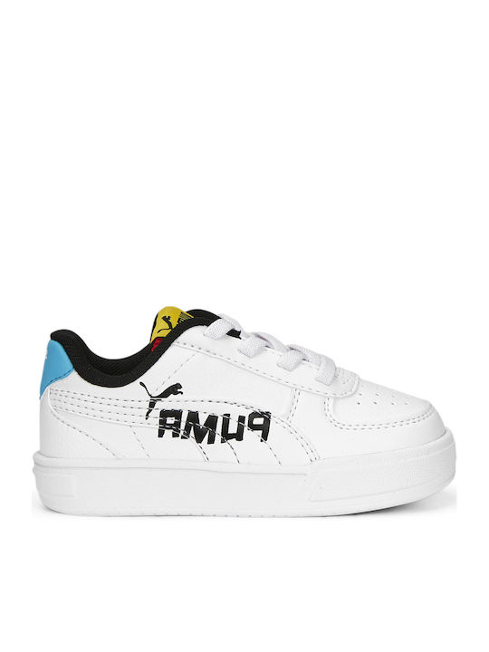 Puma Παιδικά Sneakers Caven Λευκά