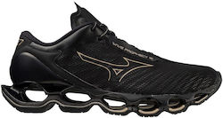 Mizuno Men's Running Sport Shoes Black / Ge Gold