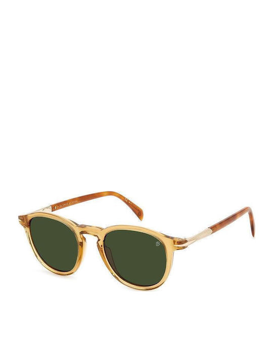 David Beckham Men's Sunglasses with Orange Plas...