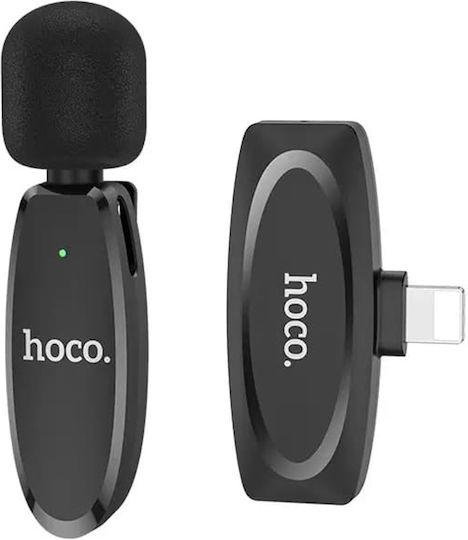 Hoco L15 Drahtlos Kondensator (Kleine Membran) Mikrofon Πέτου, Clip On für Gesang