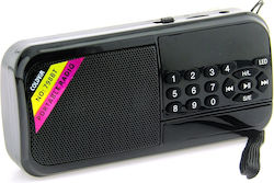 CY-H798BT Mini Radio Battery Black