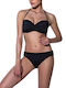 Bluepoint Strapless Bikini with Detachable & Adjustable Straps Black