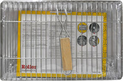 Roller Kappatos Grătar Dublu Pentru Grătar 38x25 cm Roller Kappatos Grătar Dublu Pentru Grătar 38x25 cm