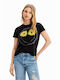 Desigual Femeie Tricou Negru