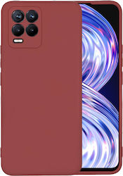 Sonique Back Cover Silicon Burgundy (Realme 8/8...