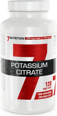 7Nutrition Potassium Citrate 120 veg. caps