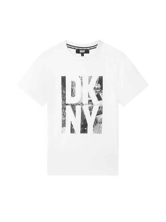 DKNY Παιδικό T-shirt Λευκό