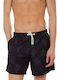 Men's Swimwear Shorts Black with Patterns