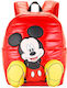 Karactermania Mickey Mouse Shoes School Bag Backpack Kindergarten in Red color