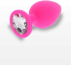 ToyJoy Diamond Booty Jewel Πρωκτική Σφήνα Medium Φούξια 8cm