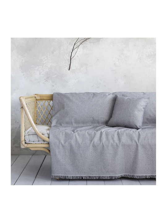 Nima Armchair Throw Natte 180x180cm Gray 31782