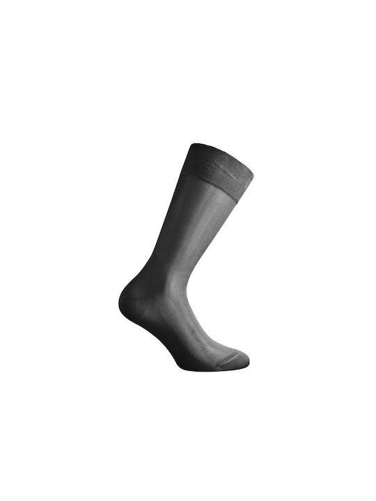 Walk Men's Solid Color Socks Gray