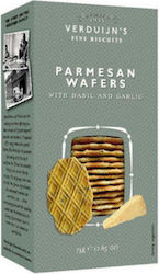 Verduijn's Crackers cu Parmezan, Busuioc și Usturoi cu aromă de Parmezan, Busuioc & Usturoi 75gr