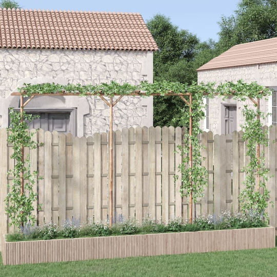 Pergolă De Grădină Din Bambus 385x40x205cm Bej 341747 Pergolă De Grădină Din Bambus 385x40x205cm Bej 341747