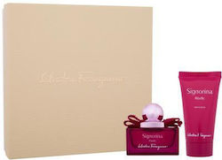 Salvatore Ferragamo Signorina Ribelle Set De Parfumuri Pentru Femei Cu Eau De Parfum 2 Bucăți Salvatore Ferragamo Signorina Ribelle Set De Parfumuri Pentru Femei Cu Eau De Parfum 2 Bucăți