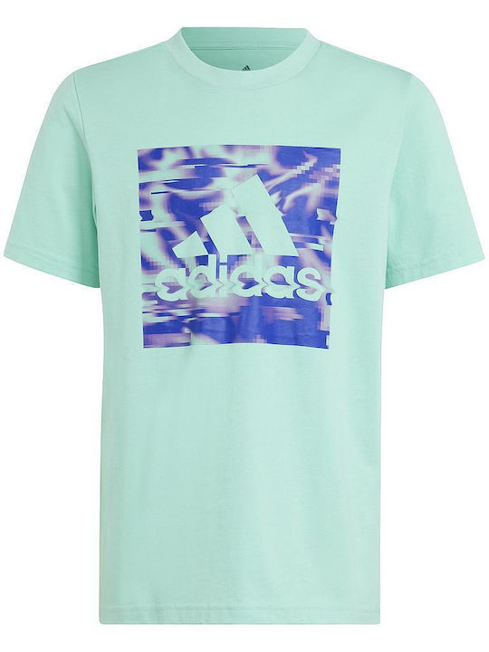 adidas Παιδικό T-shirt Πράσινο Gaming Graphic