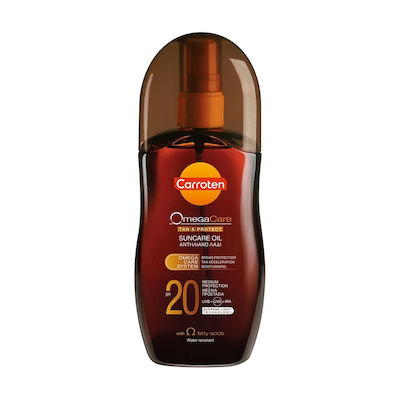 Carroten Omega Care Tan & Protect Oil Waterproof Crema protectie solara Ulei pentru Corp SPF20 150ml