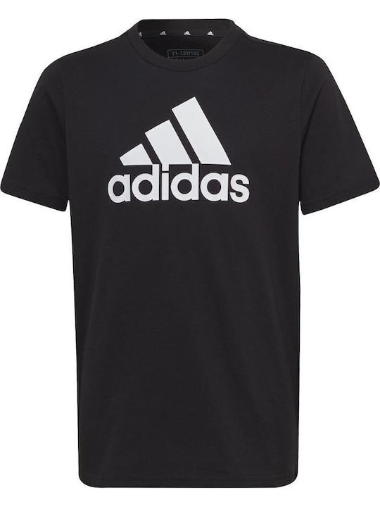 Kinder-T-Shirt Schwarz Essentials Big Logo