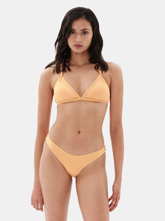 Set Bikini Τριγωνάκι Πορτοκαλί