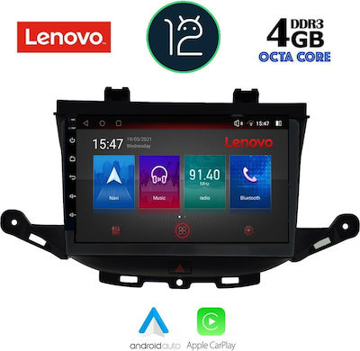 Lenovo Sistem Audio Auto pentru Opel Astra 2015+ (Bluetooth/USB/AUX/WiFi/GPS/Partitură) cu Ecran Tactil 9"