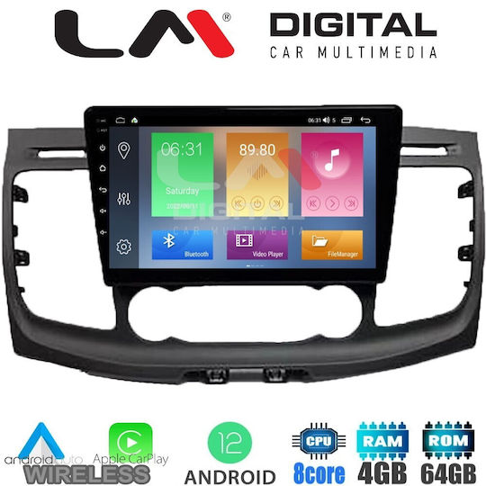 LM Digital Auto-Audiosystem für Ford Transit / Tourneo / Transit Custom / Tourneo Custom / Tourneo Courier / Kurier / Transit Kurier 2018 (Bluetooth/USB/WiFi/GPS/Apple-Carplay/Android-Auto) mit Touchscreen 9"