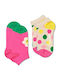 Happy Socks Παιδικά Σοσόνια Smiley Daisy Φούξια 2 Ζευγάρια