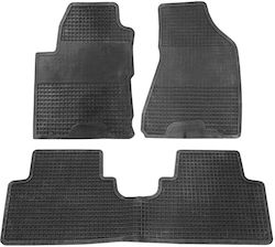 Front Mats 3pcs for Hyundai Tucson 2005-2010 Black