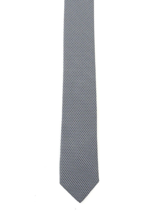Hugo Boss Herren Krawatte Seide Monochrom in Hellblau Farbe