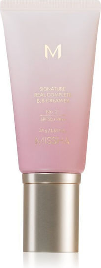 Missha M Signature Real Complete Ex BB 21 Ενυδατική Κρέμα Προσώπου Ημέρας με SPF30 45gr