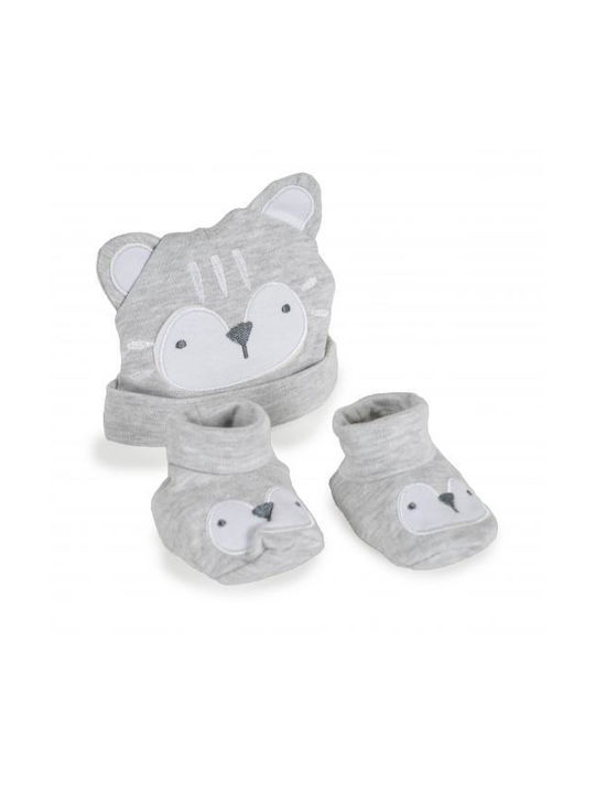 Cangaroo Rey Kinder Mütze Set mit Socken Stoff Gray 109999