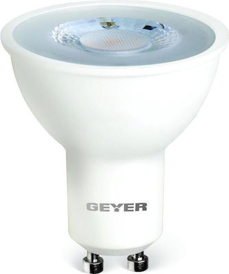 Geyer LED Bulbs for Socket GU10 and Shape PAR16 Warm White 450lm Dimmable 1pcs