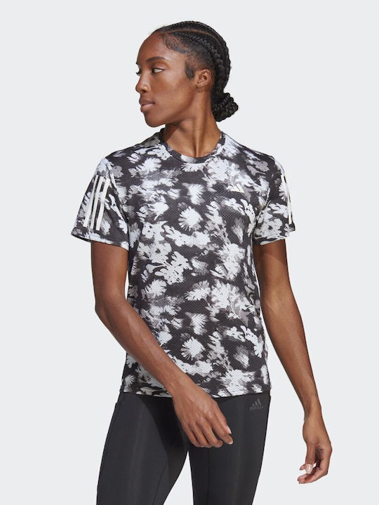 Adidas Own The Run Cooler Women's Athletic T-shirt Fast Drying Multicolour