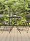 Outdoor Chair Rattan Grey 2pcs 40x45x79cm
