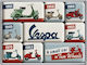 Louis Vespa Set Magnete Decorative Rectangulare 9 Bucăți
