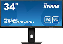 Iiyama Prolite XUB3493WQSU-B5 Ultrawide IPS HDR Monitor 34" QHD 3440x1440 with Response Time 4ms GTG