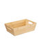 Atmosphera Bread Basket made of Bamboo Brown 23x16x7cm