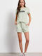 Women's Sporty Shorts Pistachio