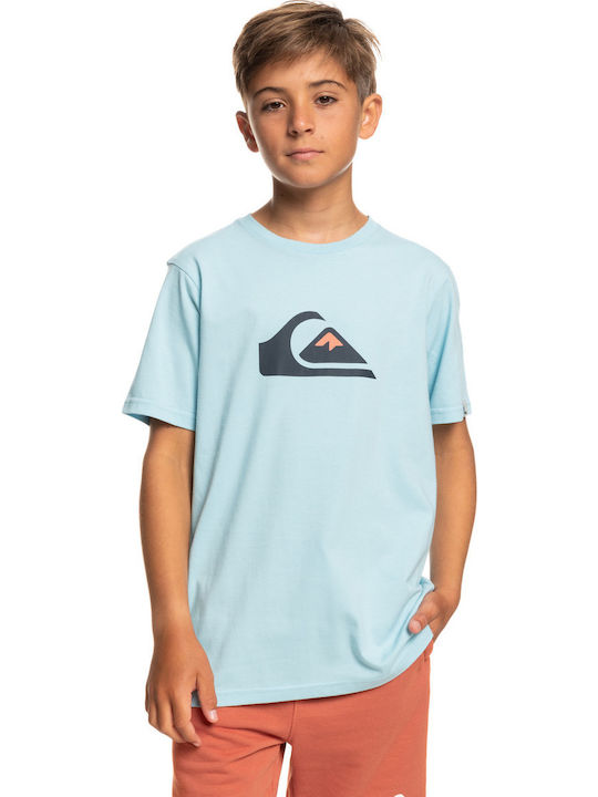 Quiksilver Παιδικό T-shirt Γαλάζιο Comp Logo
